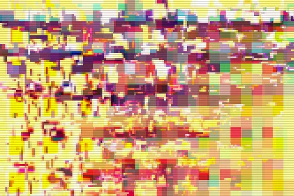 Glitch pixel dados moshing ruído digital, padrão . — Fotografia de Stock