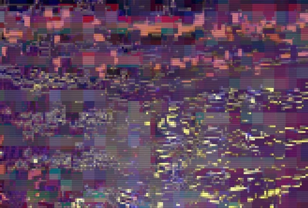 Panne Pixel digitales Musterrauschen, alt. — Stockfoto