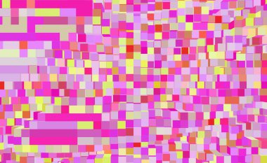 Soyut küp 3d arka plan, renkli desen Yükselt.