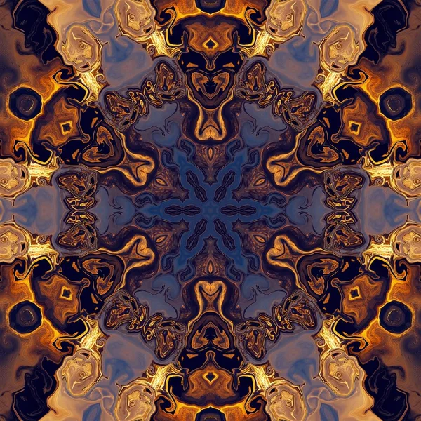Vintage patroon abstracte symmetrie caleidoscoop. textuur. — Stockfoto