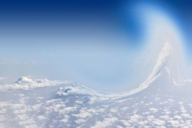 su doğa manzara gökyüzü yaz. Güneş.