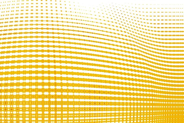 Pola kuning kaleidoskop simetri geometris. mosaic flower . — Stok Foto
