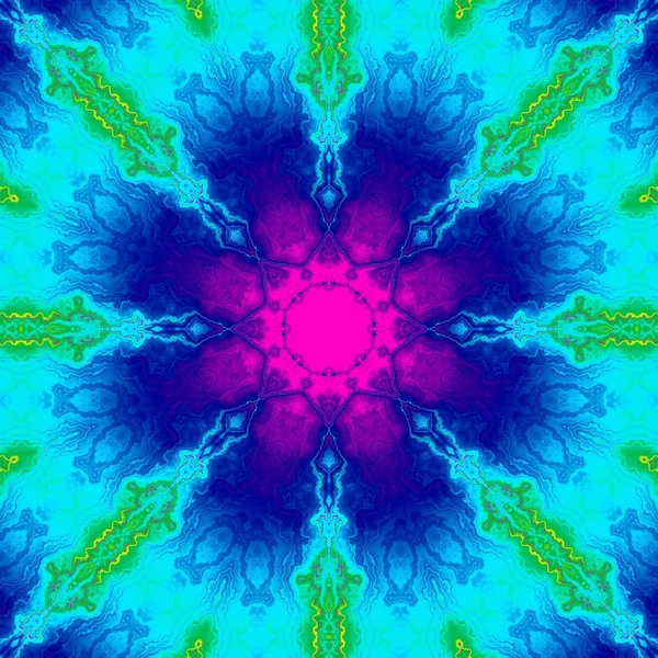 Hypnotic pattern abstract psychedelic background. colorful graphic. — Stock Photo, Image