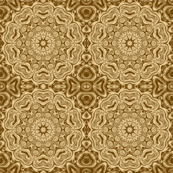 Gold Symmetrie Muster und geometrisches goldenes Design, Fliesentextur. — Stockfoto