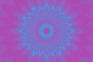 Holografik desen neon çiçek. grafik.