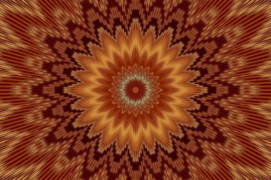 Portakal çiçeği deseni çiçek çiçek dürbünü. Stil geometrik.