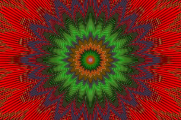 Arcobaleno floreale modello di sfondo fiore. mandala . — Foto Stock