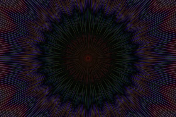 Темно-цветочный узор цветочный калейдоскоп. графика темнота . — стоковое фото