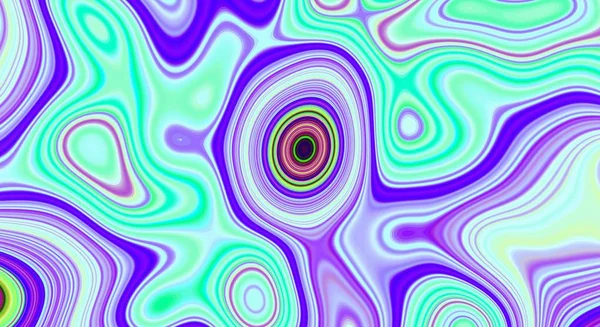 Psychedelisch abstrakte Muster und hypnotischer Hintergrund für Trendkunst, Poster. — Stockfoto