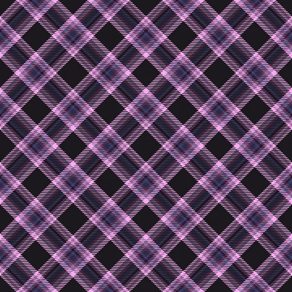 Tissu tartan diagonal, motif textile, toile de fond rétro . — Photo