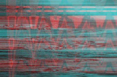 Vhs glitch arka plan artifakı gürültü, teknoloji.