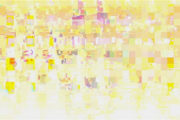 Digitální vzorek Glitch bílý, design. — Stock fotografie