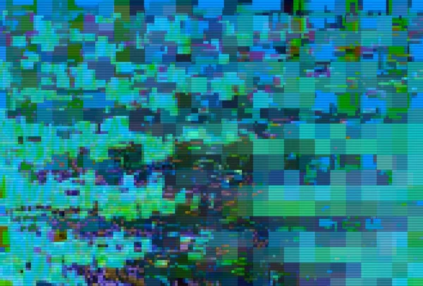 Šum v digitálním vzorku Glitch, Grunge, grafika. — Stock fotografie