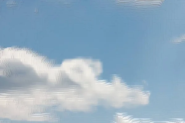 抽象天空背景拉伸立方体，壁纸. — 图库照片