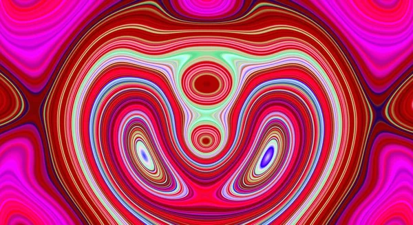 Psychedelic symmetry abstract pattern and hypnotic background,  backdrop creative. — Stock Photo, Image