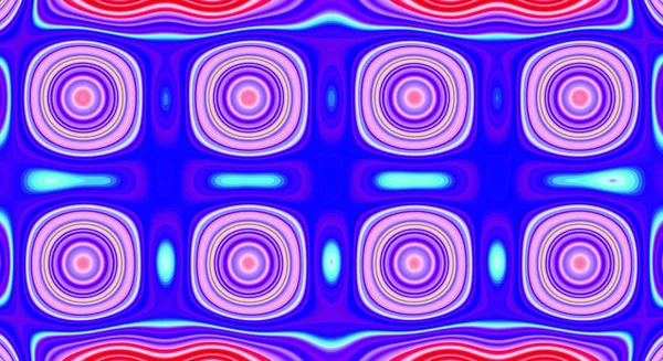 Pszichedelikus szimmetria absztrakt minta és hipnotikus háttér, színes zine kultúra. — Stock Fotó