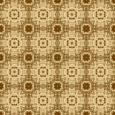 Altın simetri deseni ve geometrik altın tasarım, tekstil baskı.