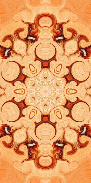 Patroon houten symmetrie abstracte achtergrond. Illustratie. — Stockfoto