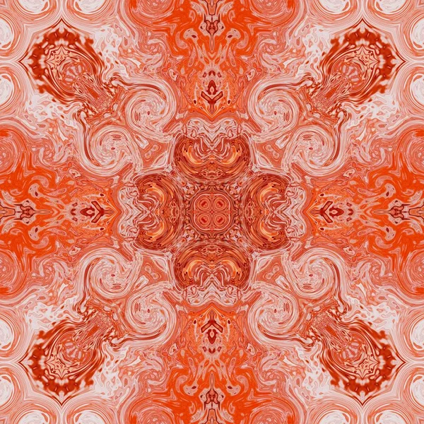 Mönster bakgrund abstrakt röd Kalejdoskop. Tapeter. — Stockfoto