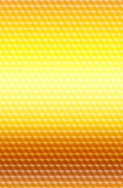 Pomarańczowe złoto geometryczny sześcian 3D wzór tła, szablon ilustracji. — Zdjęcie stockowe