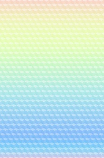 Soft pastel geometric cube 3D pattern background,  card.