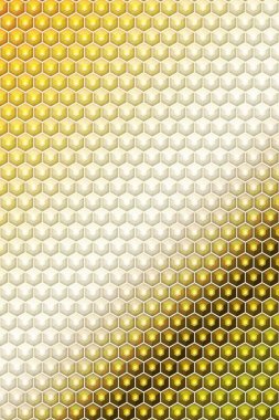 Altıgen küp desen kapak geometrik, kare 3d.