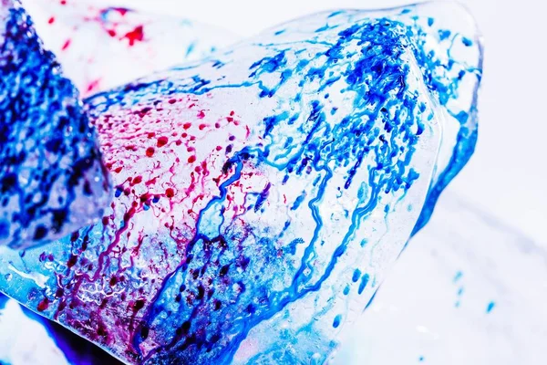 Buz dokusu arka plan desen mürekçesi, soyut.