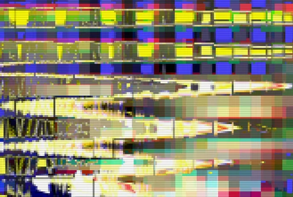 Glitch digitale abstracte achtergrondruis glitch digitale abstracte achtergrondruis, grunge. — Stockfoto