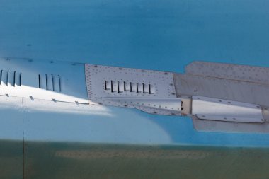 Eski Sovyet avcı uçağı. Savaş uçakları ayrıntı kanat