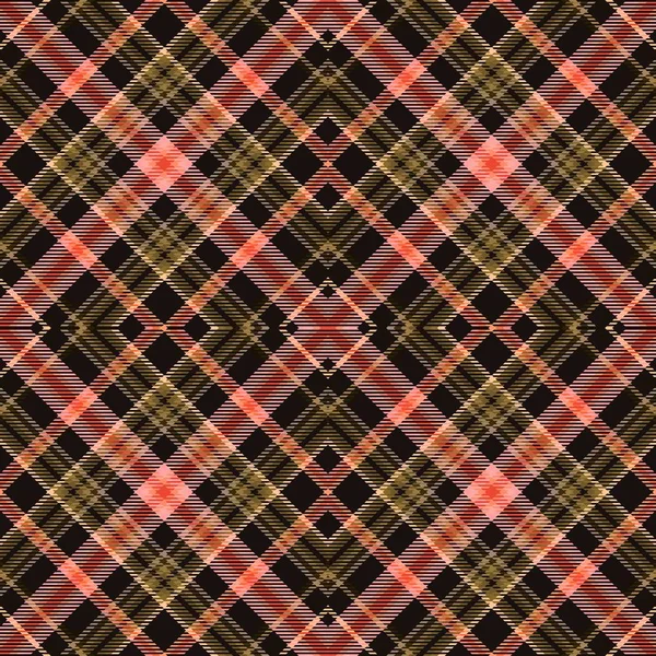 Tartan patroon, diagonale stof achtergrond, textuur Ierse. — Stockfoto