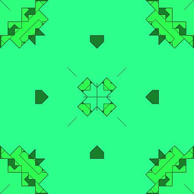 Mozaik soyut arka plan deseni vitray, cam şekil.