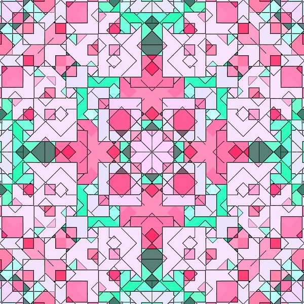 Mosaico patrón de fondo abstracto manchado, geométrico colorido . — Foto de Stock