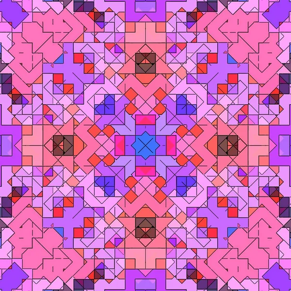 Mozaika abstrakcyjna tło wzór poplamiony, kolorowy współczesny. — Zdjęcie stockowe