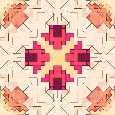 Mozaik soyut arka plan desen vitr, tasarım cam.