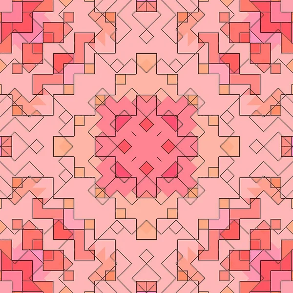 Mozaïek abstracte achtergrond patroon gekleurd, ontwerp geometrische. — Stockfoto