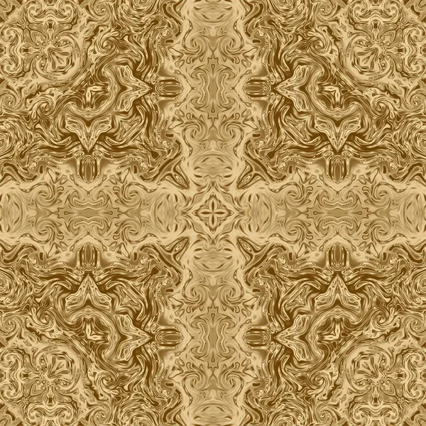 Motif de symétrie or et motif géométrique doré, orné . — Photo