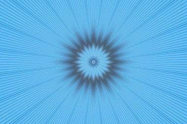 mavi çiçek desen çiçek kaleydoskop. soyut grafikler.