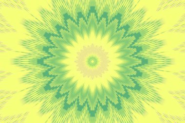 yeşil çiçek bahar desen çiçek. mandala hipnotik.