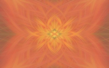 geometrik kırmızı desen arka plan fraktal. Simetri.