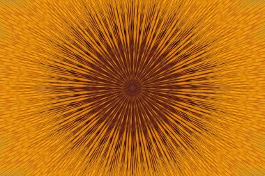 turuncu çiçek desen çiçek kaleydoskop. Sarı.