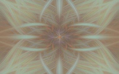 sanat illüstrasyon kahverengi arka plan deseni. yansıma fraktal.