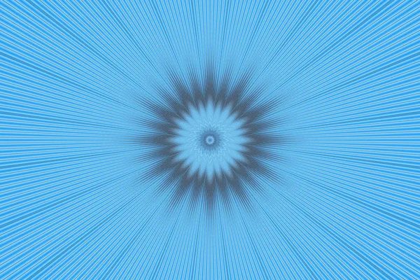 Patrón de flor azul caleidoscopio floral. gráficos abstractos . — Foto de Stock