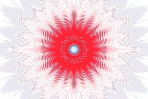 Φόντο κόκκινο μοτίβο λουλούδι καλειδοσκόπιο. μοτίβα καλαμάρι. — Φωτογραφία Αρχείου