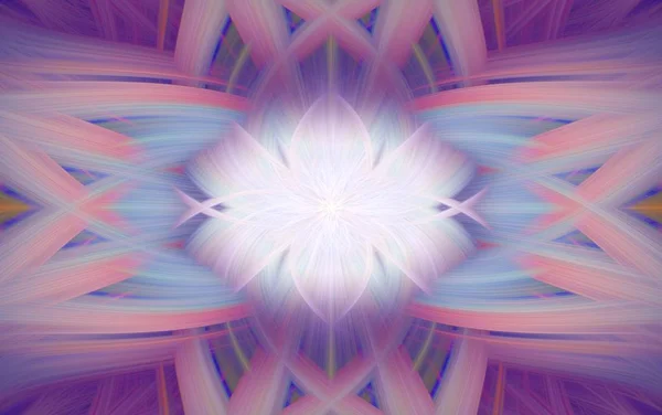 Geometrische lila Muster Hintergrund fraktal. Ornament. — Stockfoto