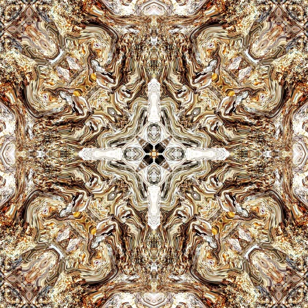 Marmeren textuur graniet Caleidoscoop abstract. Architectuur. — Stockfoto
