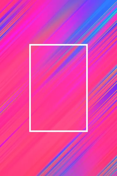 Diagonale strepen achtergrond met frame. Lijnen abstract ontwerp cover, gestreepte kaart. — Stockfoto