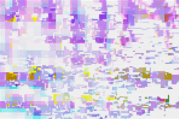 Digitaler Geräuschhintergrund Glitch Screen, Grunge. — Stockfoto