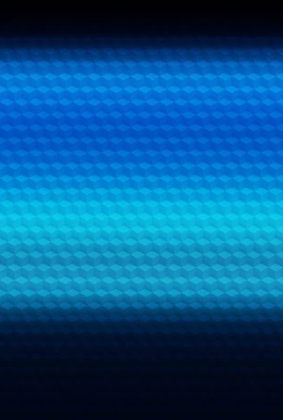 Blue cube geometric pattern abstract background, illustration illusion.