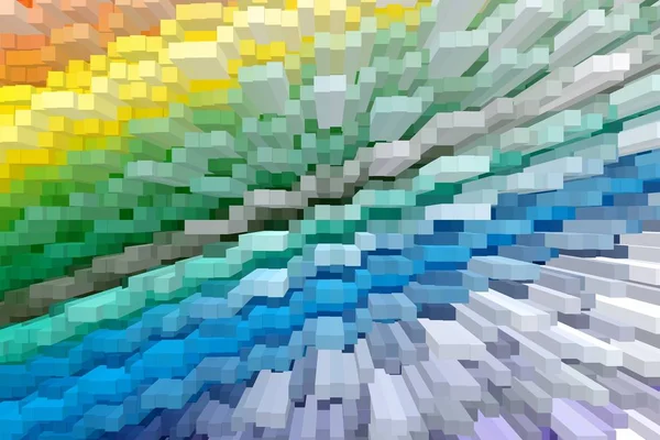Abstrakt explosion bakgrund textur design, digitala torg. — Stockfoto