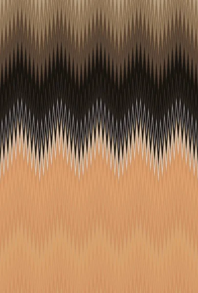 Bronzen zigzag Chevron patroon bruin. kunst behang. — Stockfoto